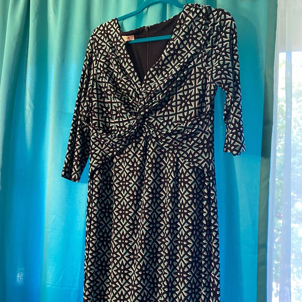 Evan Picone 3/4 sleeve dress